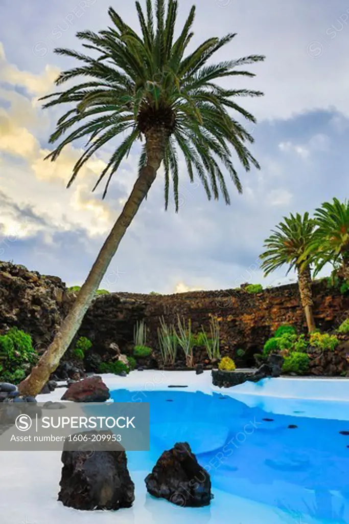 Spain, Canary Islands, Lanzarote Island, Jameos del Agua, the pool