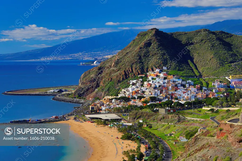 Spain, Canary Islands, Tenerife Island, San Andres City, Las Teresitas Beach