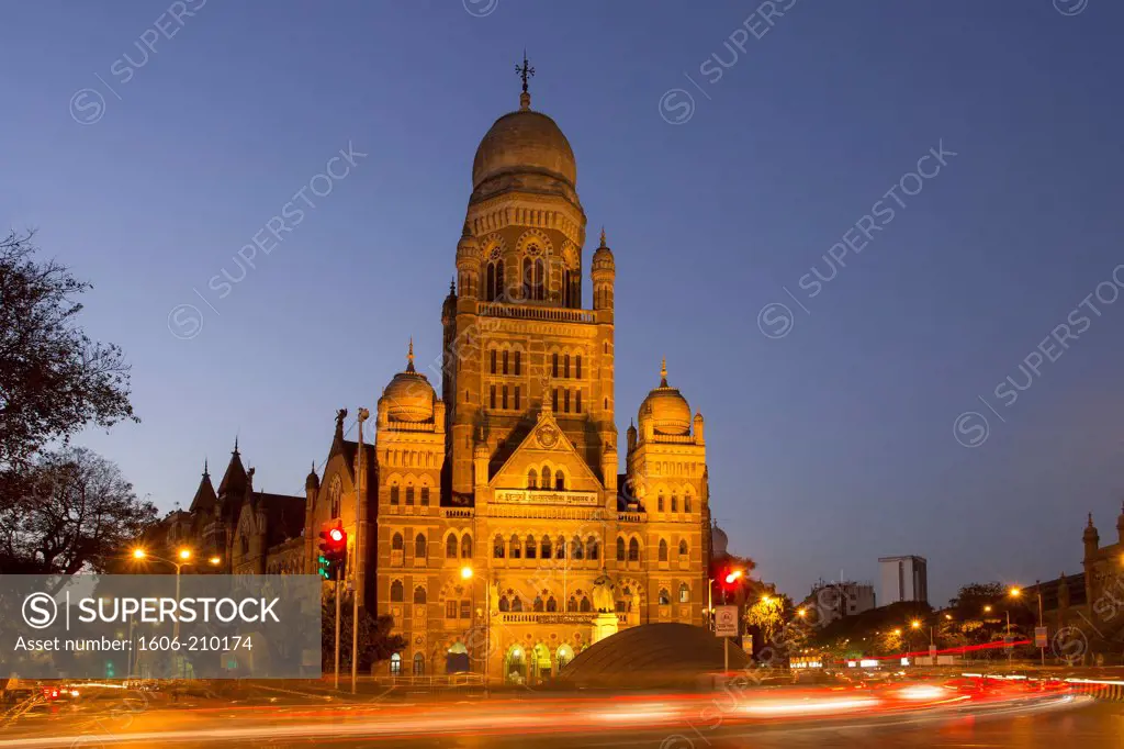 India, Maharastra State, Mumbay City, Dadabhai Naoroji Road, Municipal Corporation Bldg.
