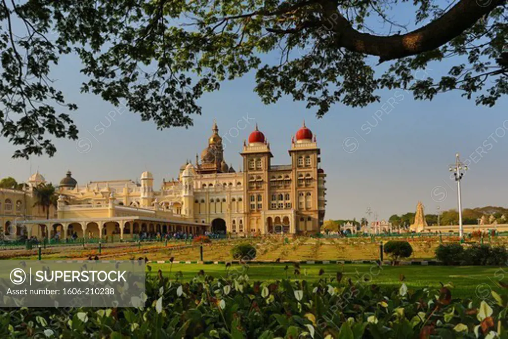 India, Karnataka State, Mysore City, Mysore Palace,