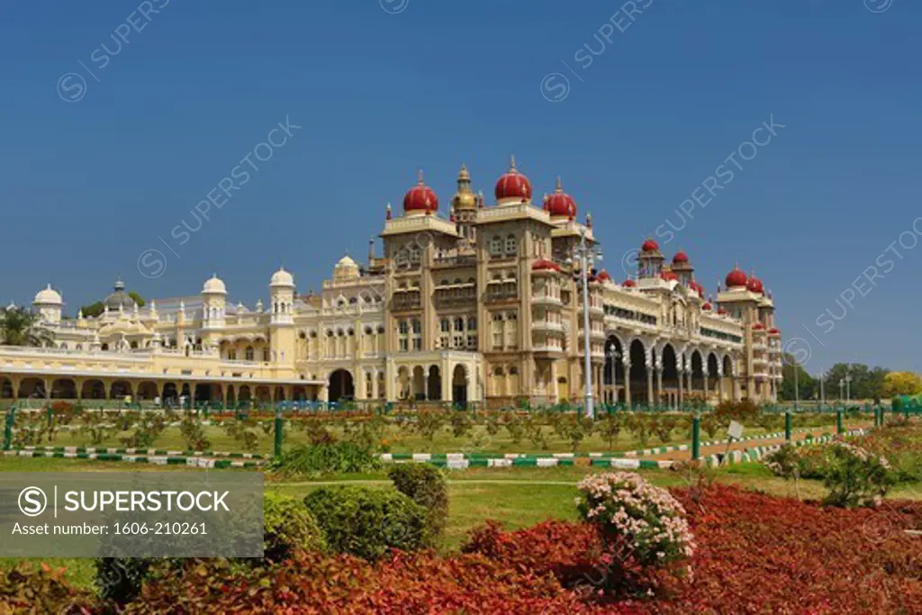 India, Karnataka State, Mysore City, Mysore Palace