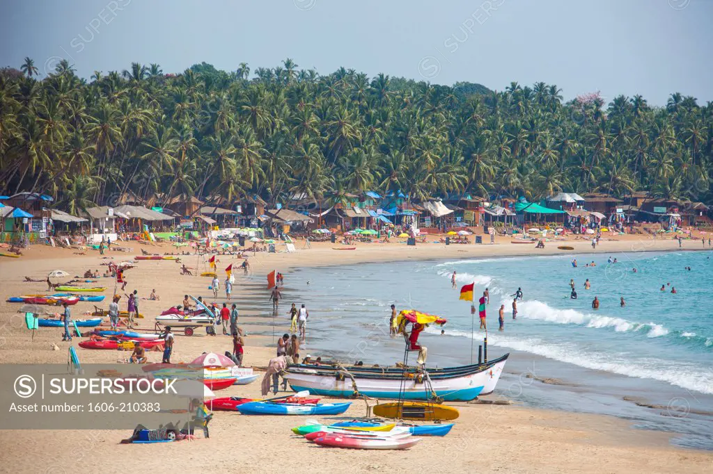 India, Goa State, Palolem Beach