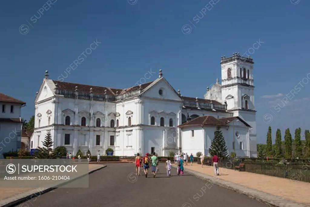 India, Goa State,Old Goa City (W.H.), St. Catherine of Alexandria Cathedral.