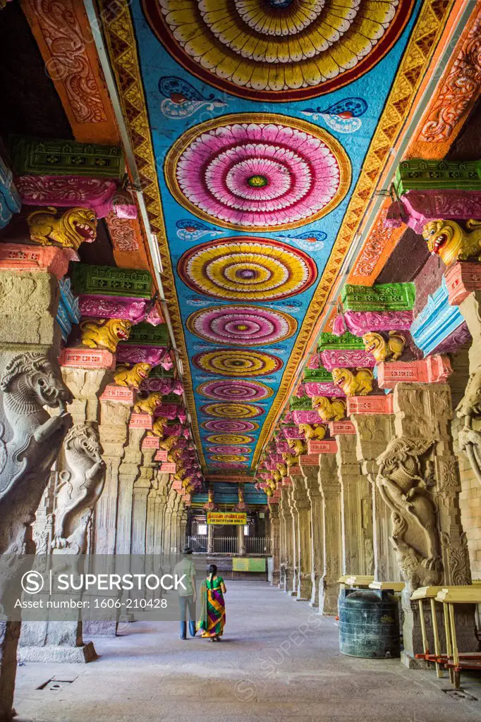 India, Tamil Nadu State Madurai City, Sri Meenakshi Temple, Thousand Pillars Hall