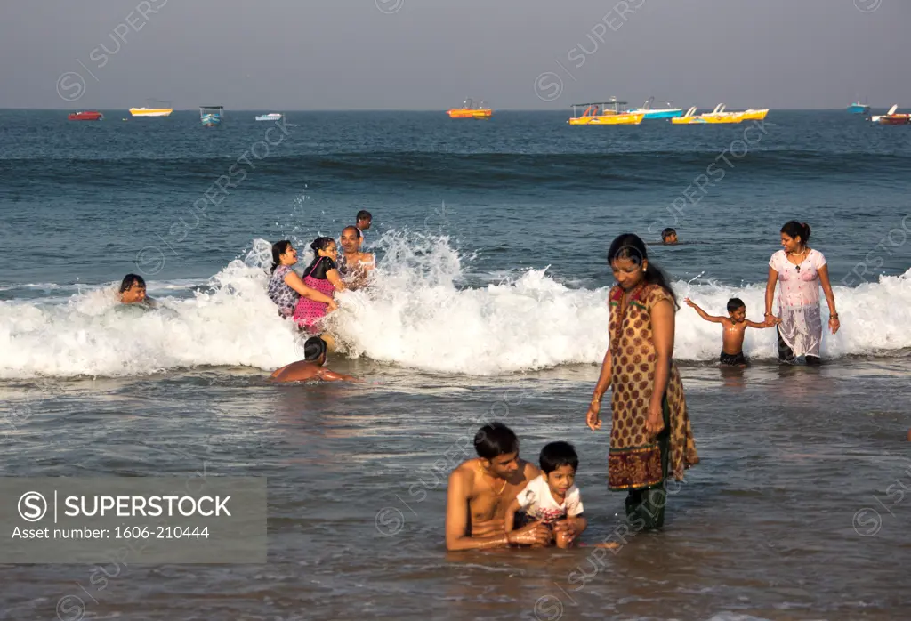 India, Goa State, Colva Beach