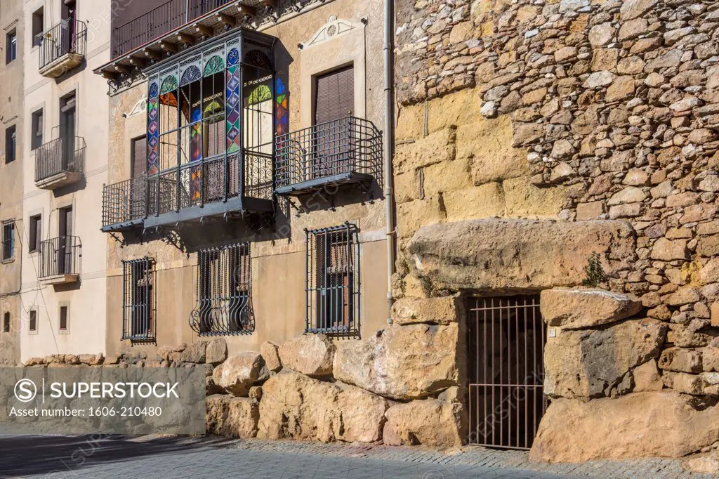 Spain, Catalunya Region, Tarragona City, (UNESCO), Tarragona City Wall, Iberican, roman and medieval wall