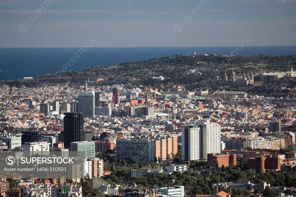 Spain, Catalunya Region, Barcelona City, Diagonal area, Montjuich Hill