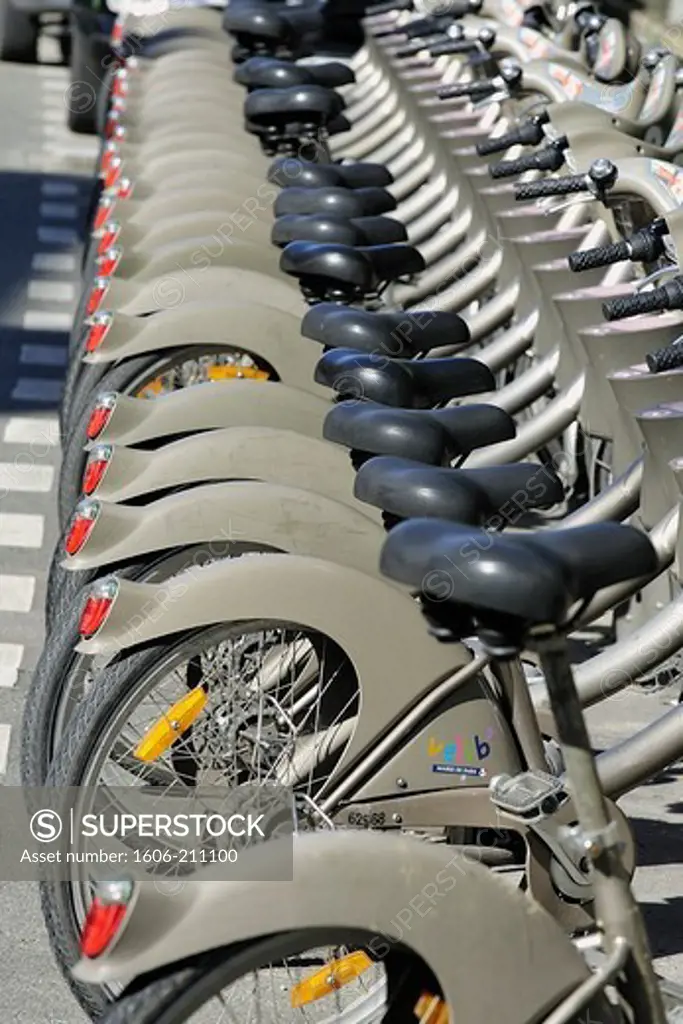 France, Paris, Station(Resort) of Cycle sharing: ""Vélib""