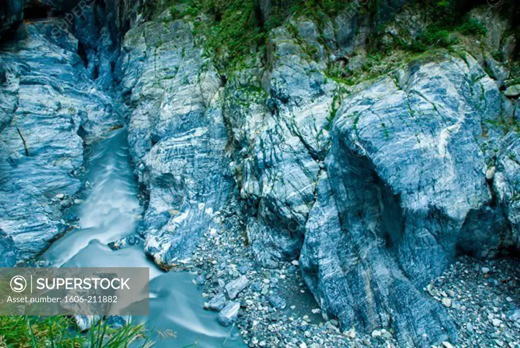 Taiwan, Hualien District, Changchun, Taroko National Park, the famous 20 km long marble gorges
