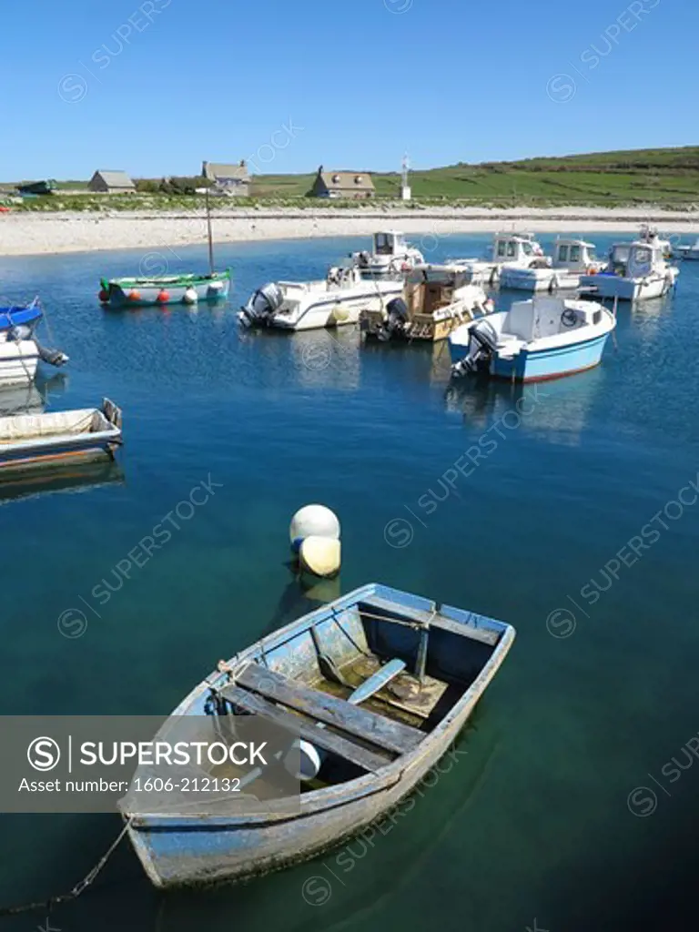 France, Normandy. Manche. Goury. The marina.