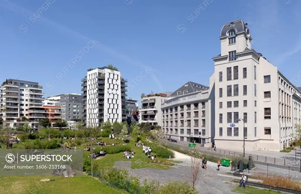 France, Paris, Grands Moulins de Paris, Diderot University.