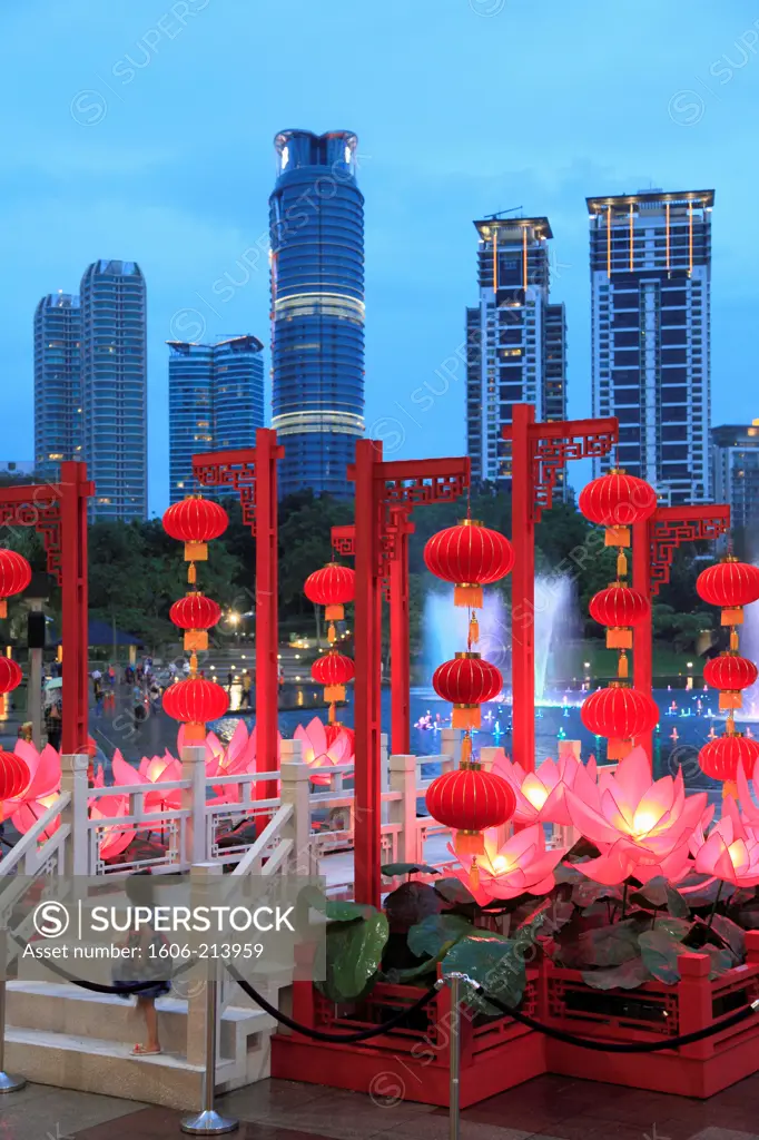 Asia,Malaysia, Kuala Lumpur, City Centre, skyline, Chinese New Year,