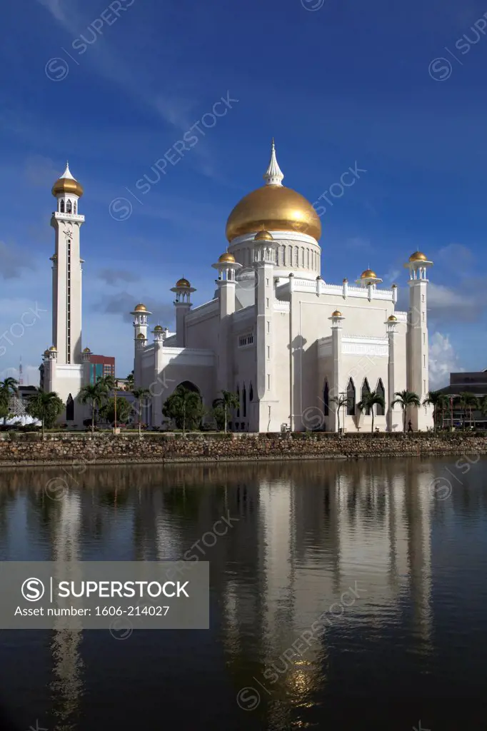 Asia,Brunei, Bandar Seri Begawan, Omar Ali Saifuddien, Mosque,