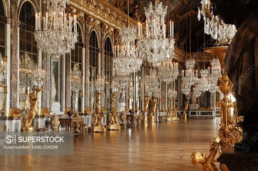 France, Versailles, Palace of Versailles, Hall of mirrors