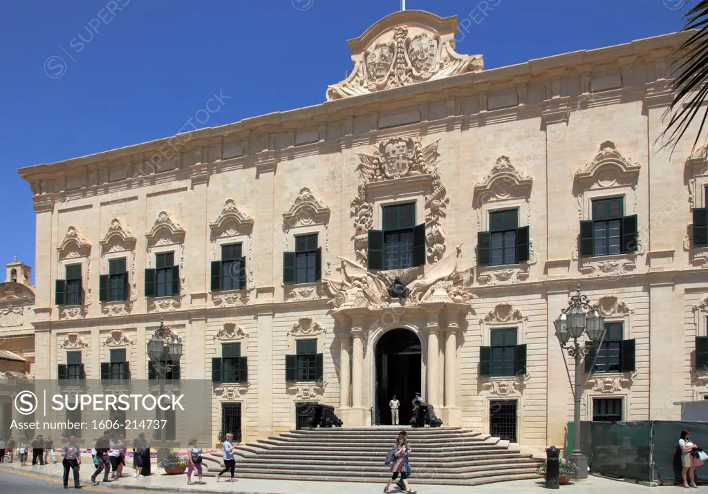 Malta, Valletta, Auberge de Castille, Prime Minister's Office