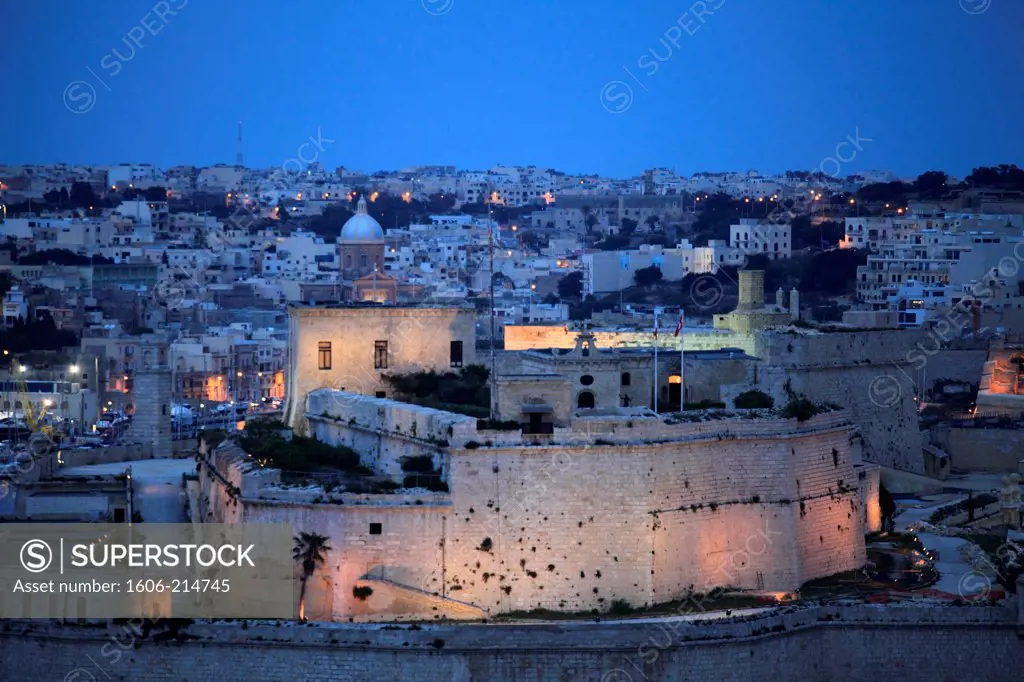 Malta, Vittoriosa, Birgu, Fort St Angelo