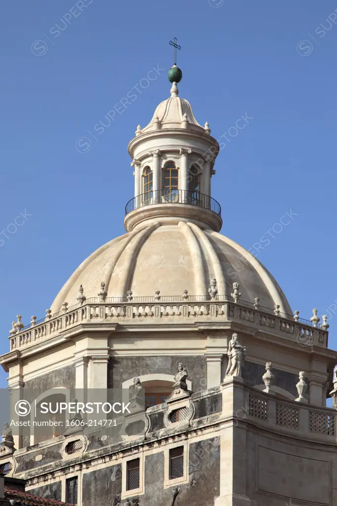 Italy, Sicily, Catania, Sant'Agata abbey church