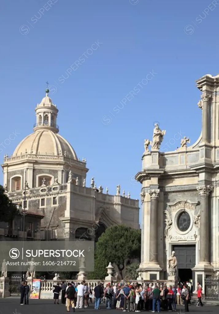 Italy, Sicily, Catania, Sant'Agata abbey church, Duomo, Cathedral