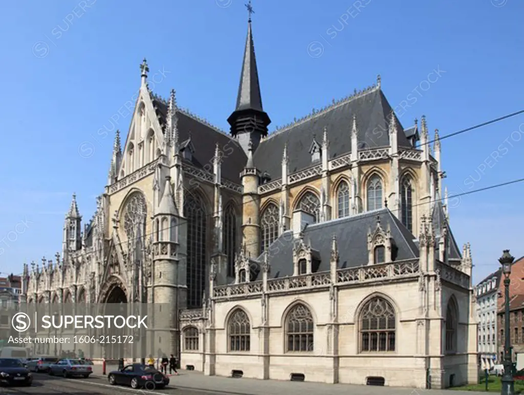 Belgium, Brussels, Notre-Dame-du-Sablon Church,