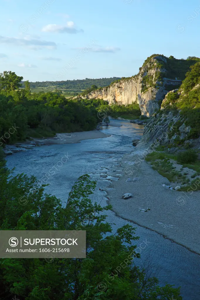 France, Gard, Gardon, river Gard, Gardon gorges near Uzès