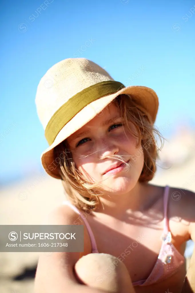 A girl on the beach