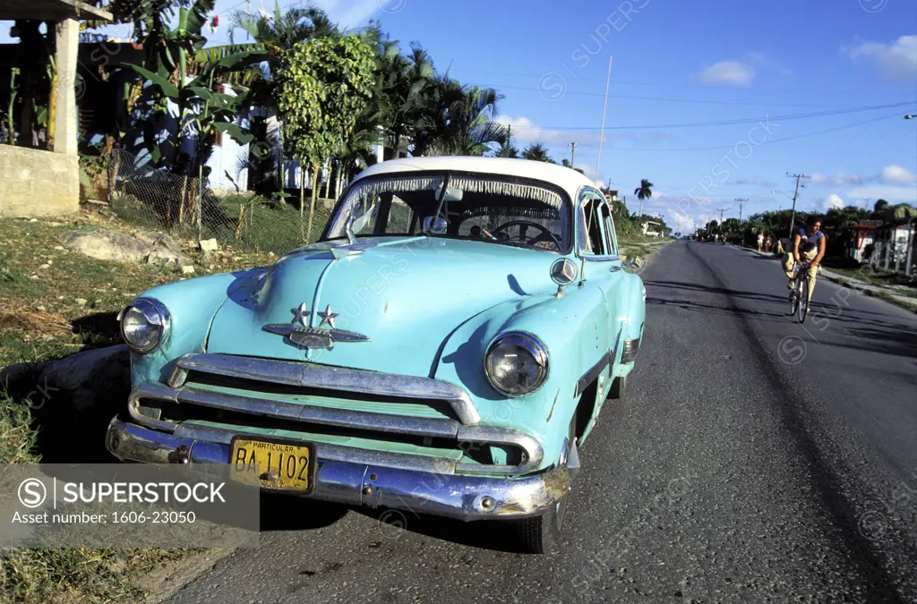 Cuba, Santiago de Cuba province, old American car
