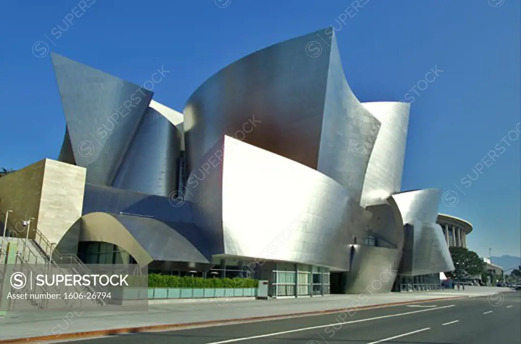 USA, California, Los Angeles, Downtown, Walt Disney Concert Hall (Franck Gehry)