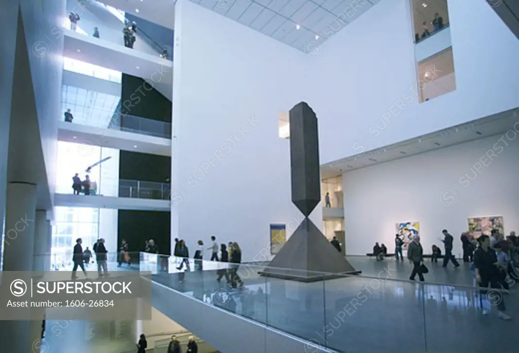 USA, New York city, Museum of Modern Art (Moma), visitors