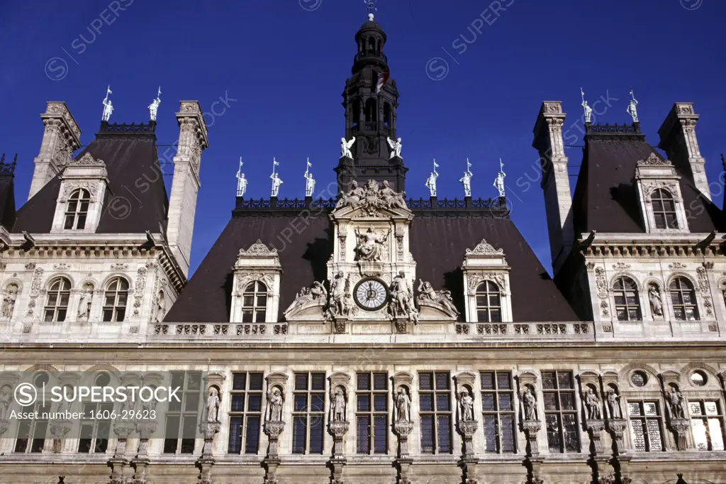 France, Paris, 4th arr., Town Hall