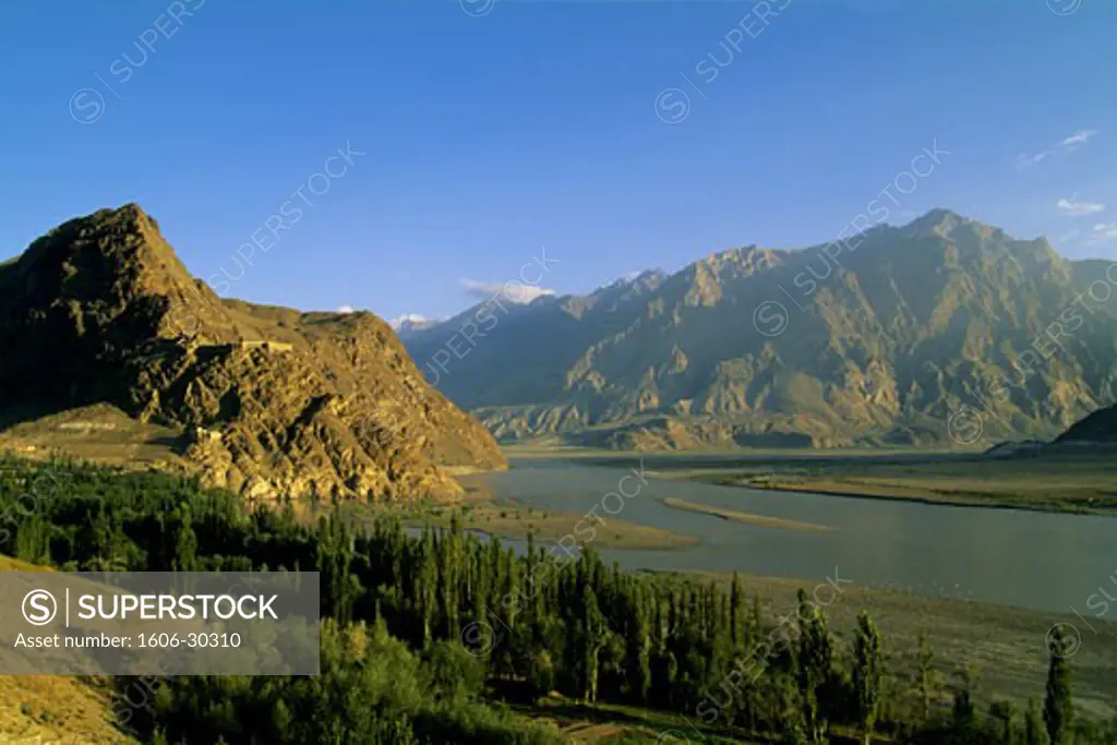 Pakistan, Northern Areas, Baltistan, Skardu, Indus River