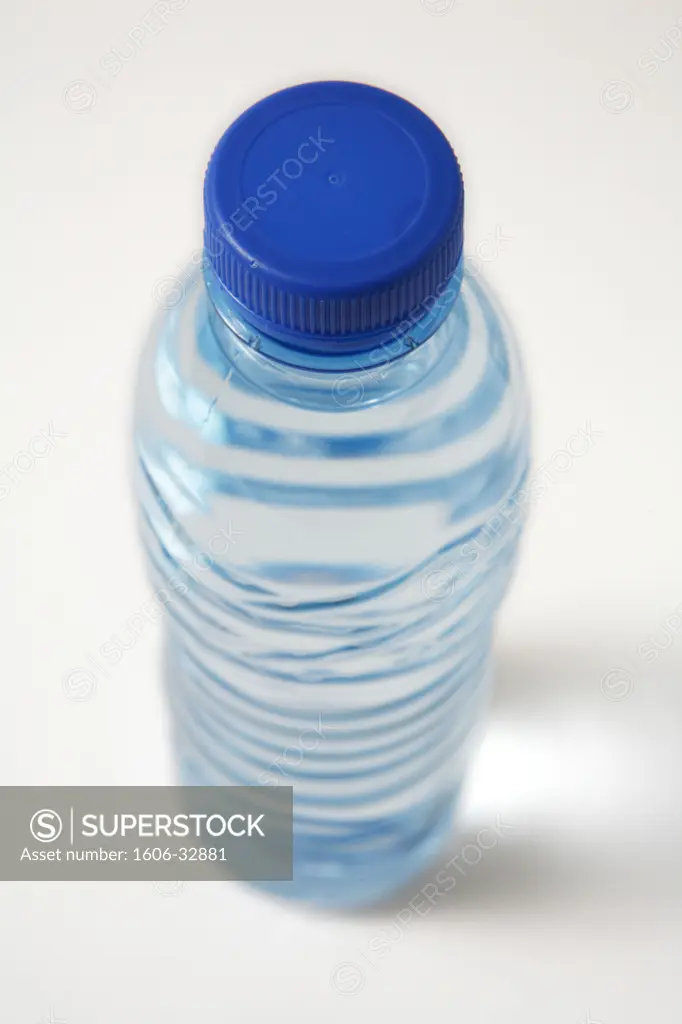 Plastic bottle of water