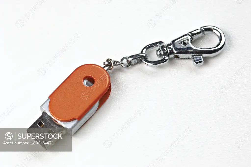 Close-up on UBS key on key ring