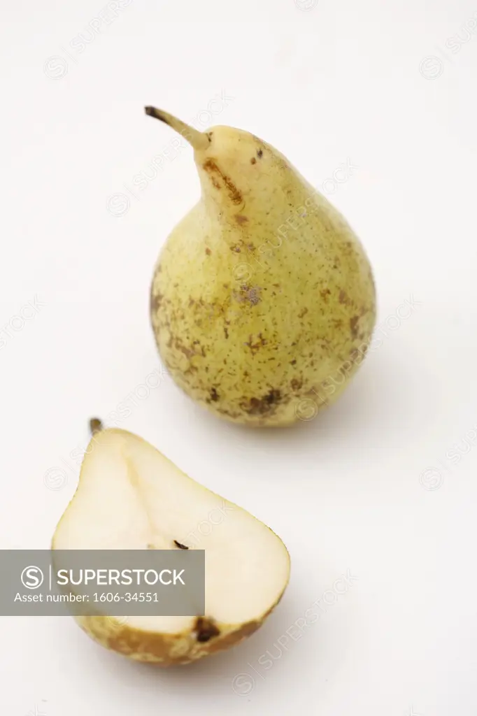 Close-up on a pears