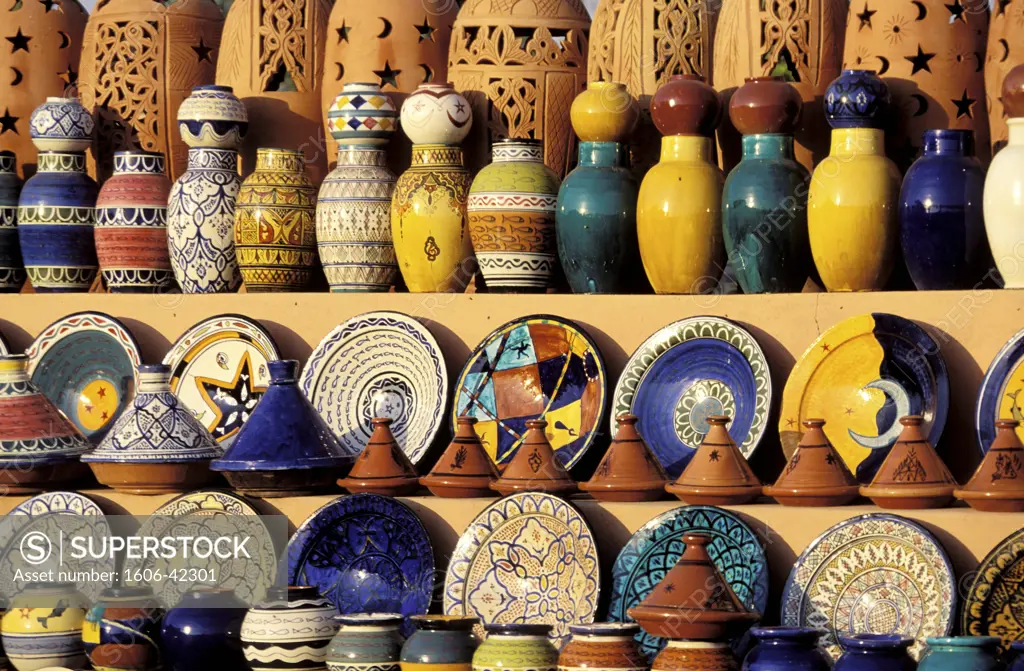 Morocco, Marrakesh, handcraft market