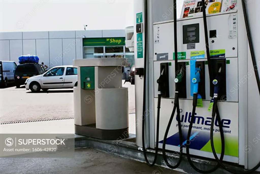 France: BP gas station on A10 freeway