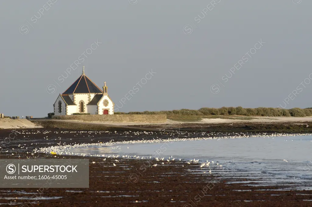 France, Britanny, Morbihan, Rhuys peninsula, chapel