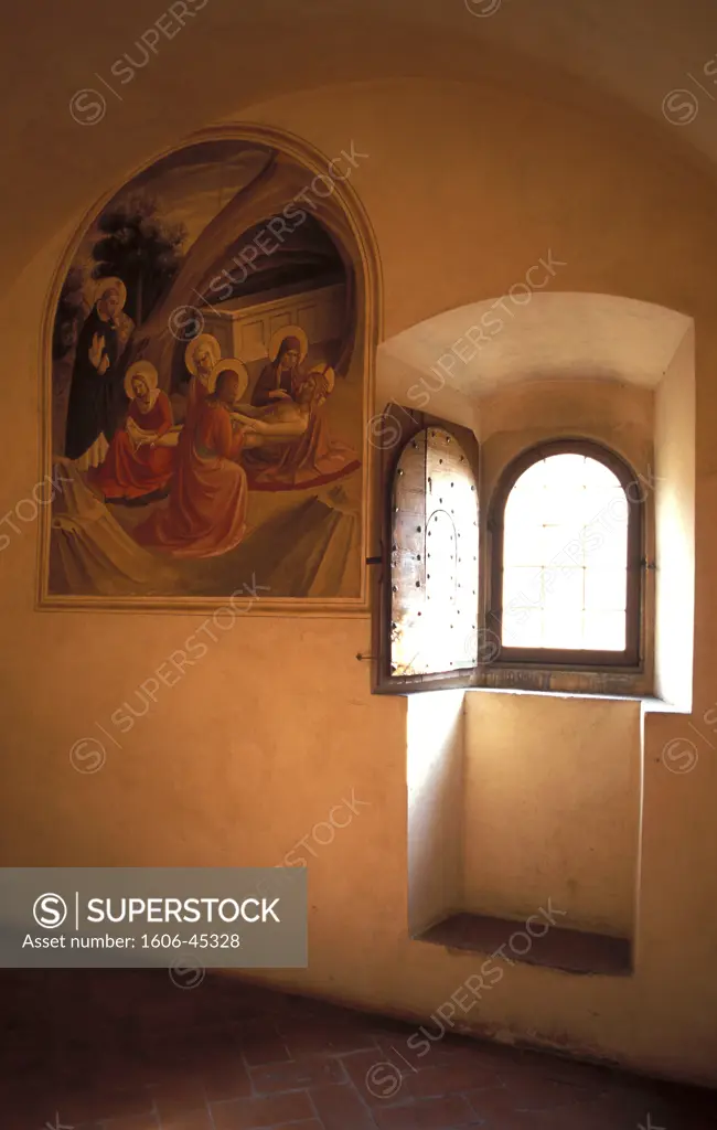 Italia, Florence, San Marco museum, Fra Angelico fresco