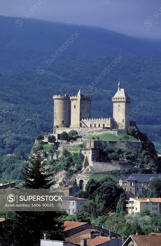 France, Ariege (09) Foix castle