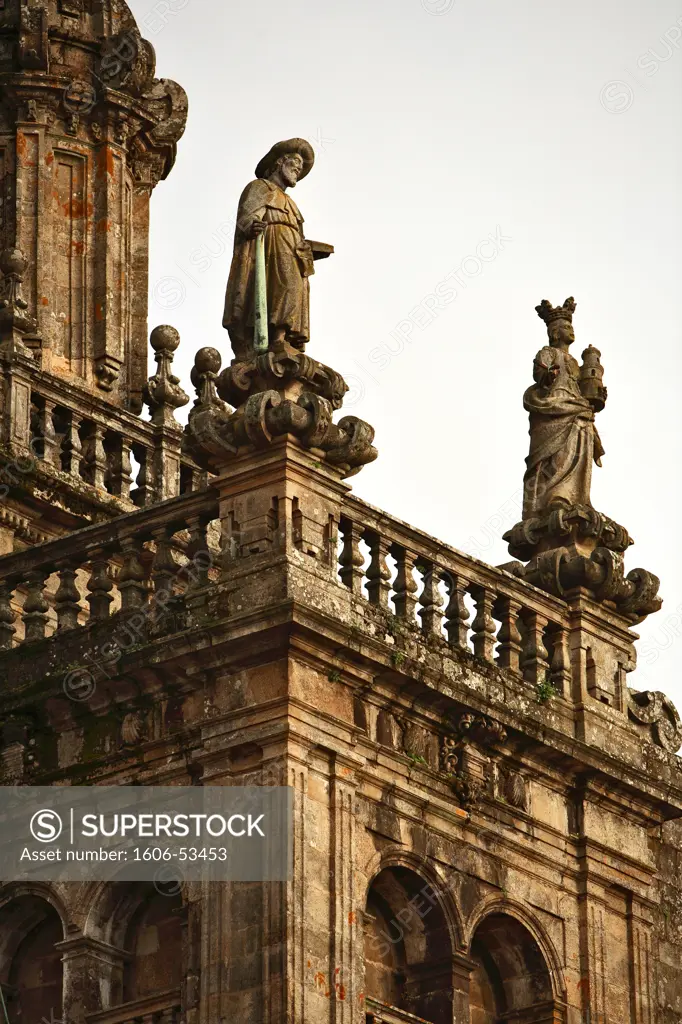Spain, Corogna province (Galicia community), Santiago of Compostella, the Cathedral