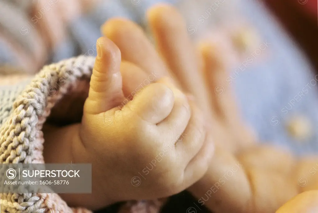 Baby hand, close-up