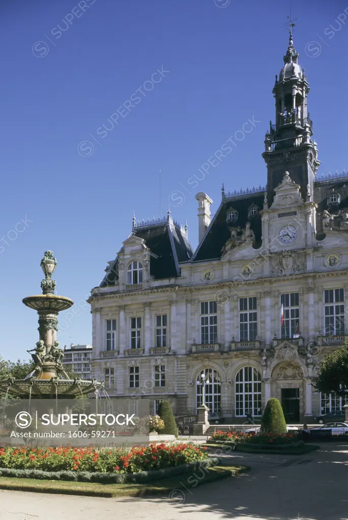 France, Limousin, Haute Vienne, Limoges, city hall