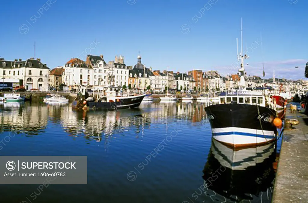 France, Normandy, Seine-Maritime, Dieppe, fishing harbour