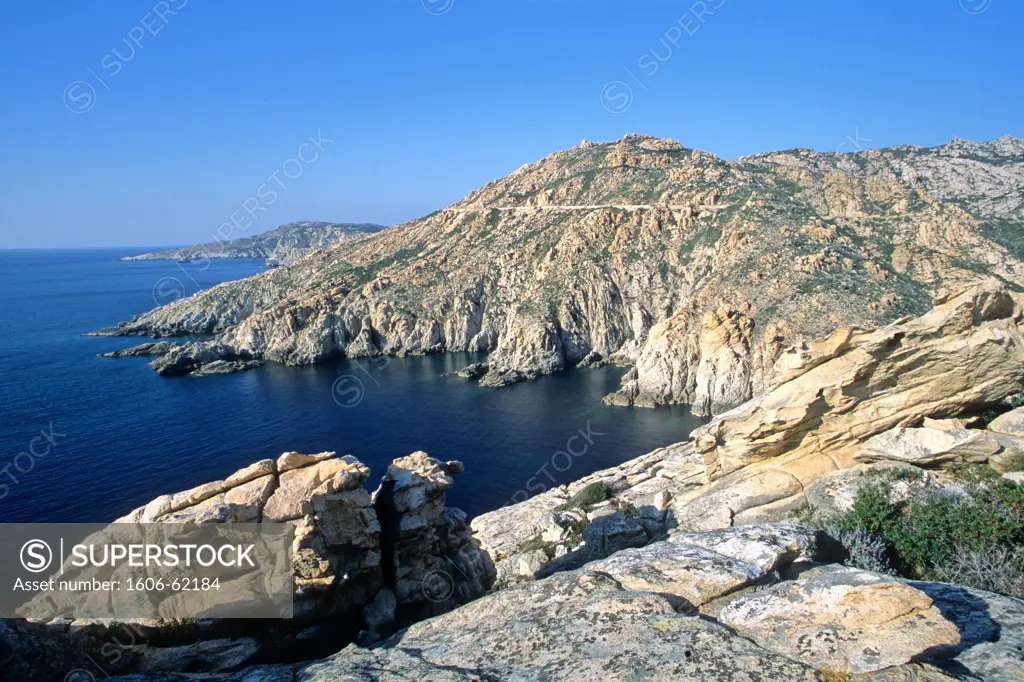Upper Corsica, wild coast near Calvi