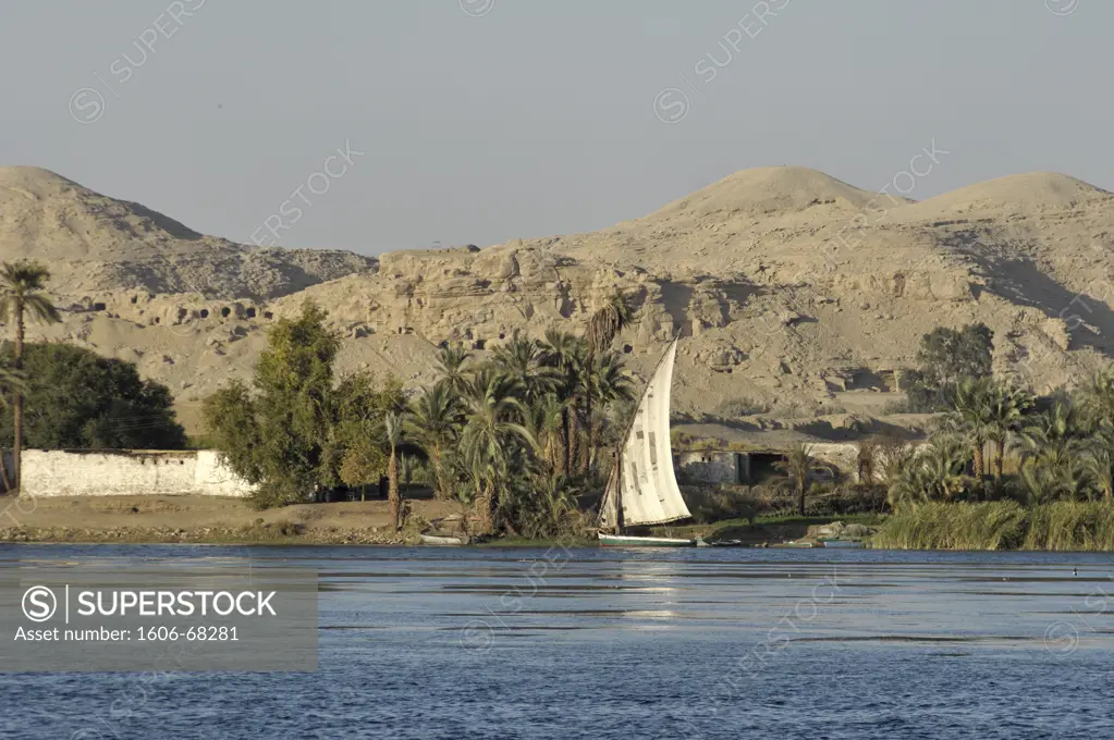 Egypt. On the Nile river between Aswan and Luxor