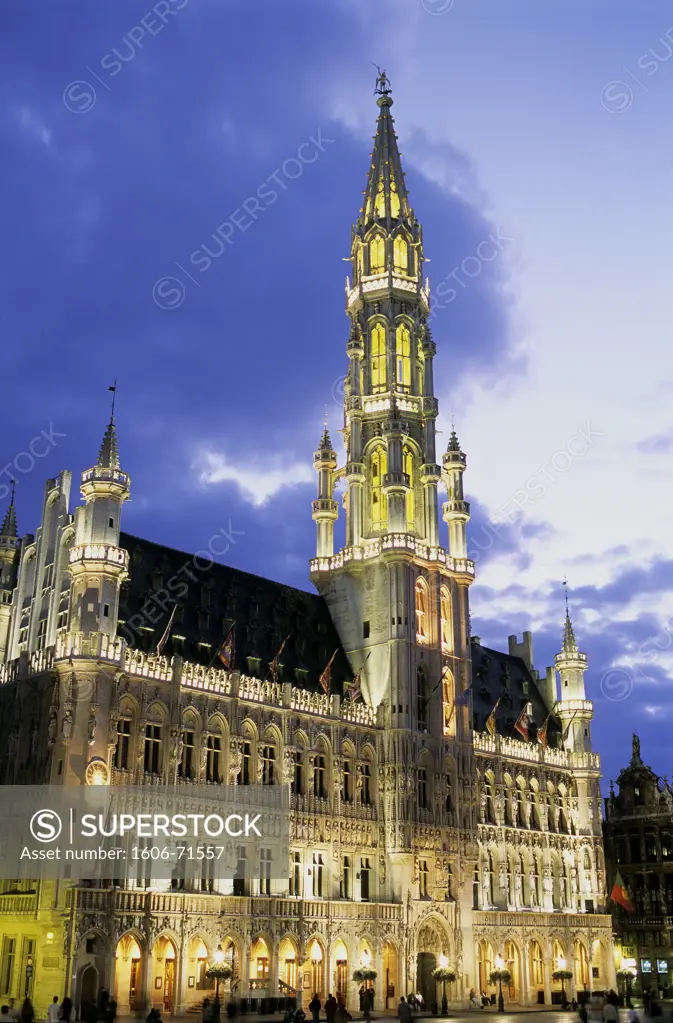 Belgium, Brussels, Grand Place, city hall