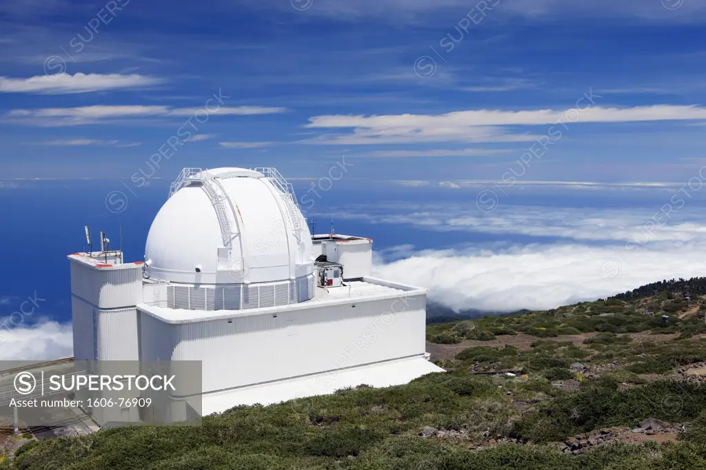 Canary Islands, La Palma, Roque de los Muchachos observatory, Isaac Newton telescope