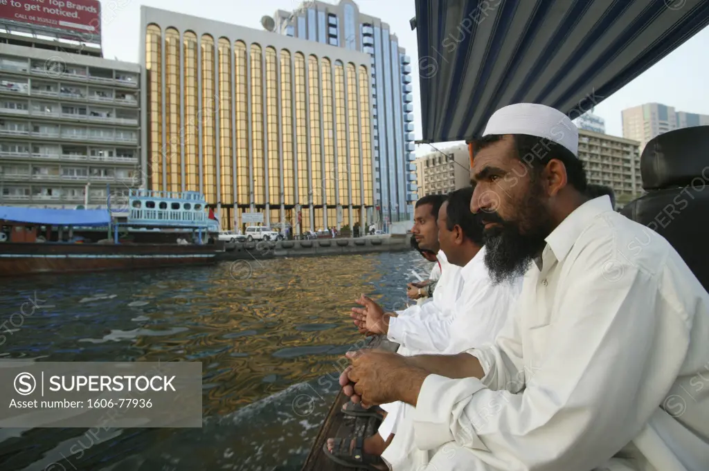 Emirats Arabes Unis, Dubai, Dubai, Taxi boat