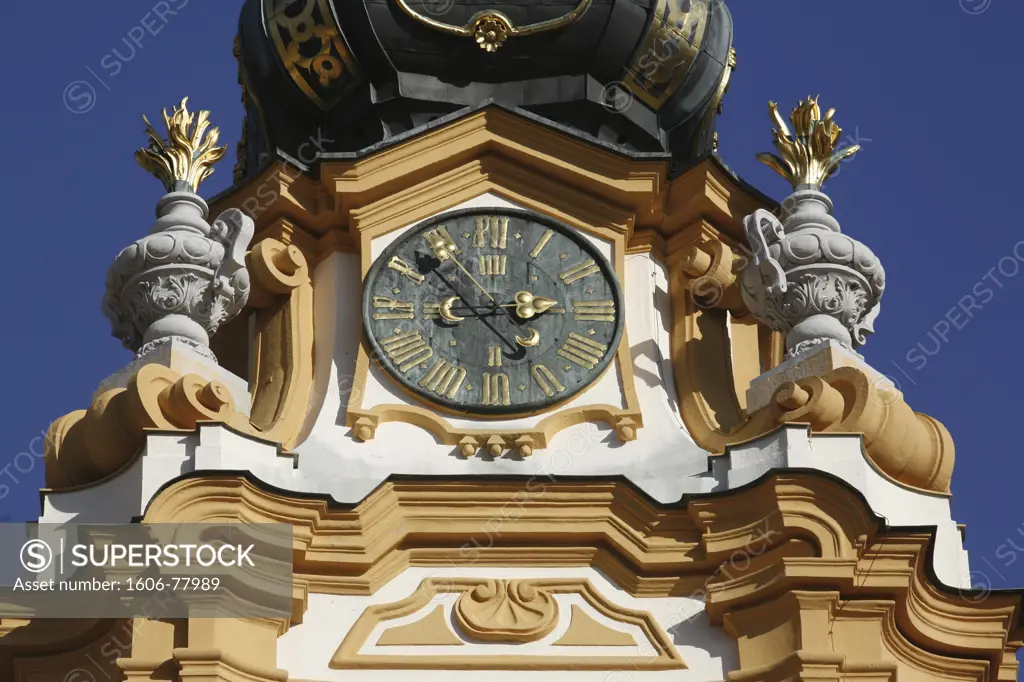 Autriche, Basse-Autriche, Melk, The baroque exterior of Melk Abbey