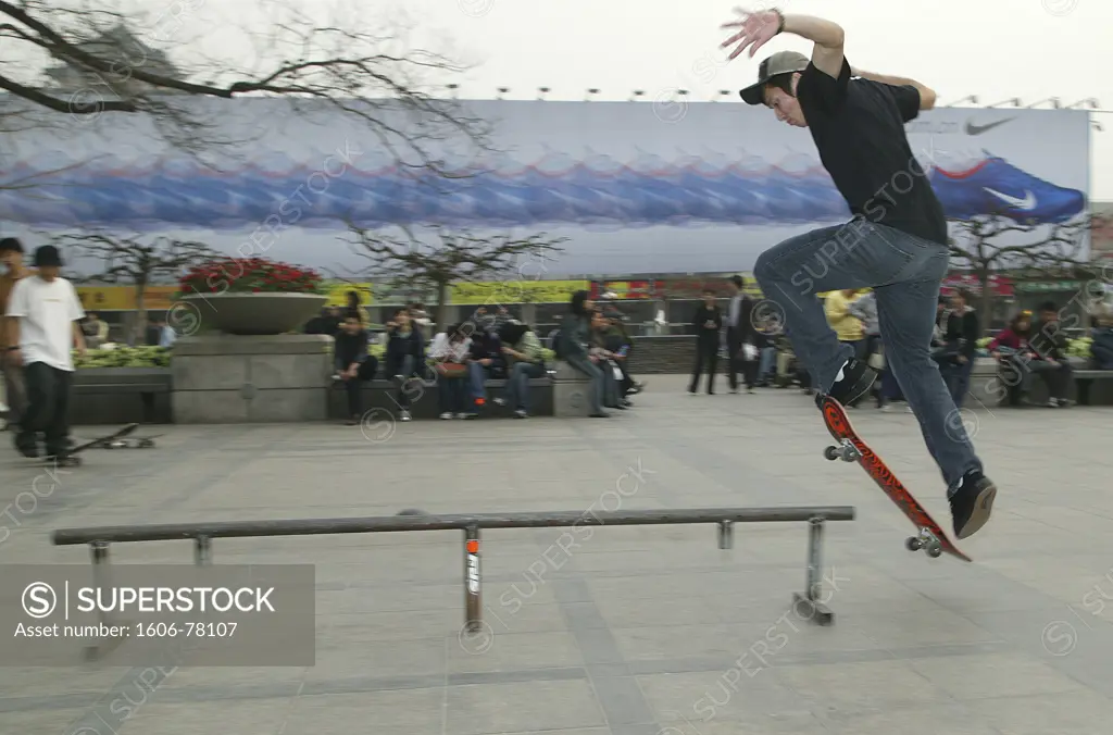 China, Beijing, Beijing, Skateboard. Beijing