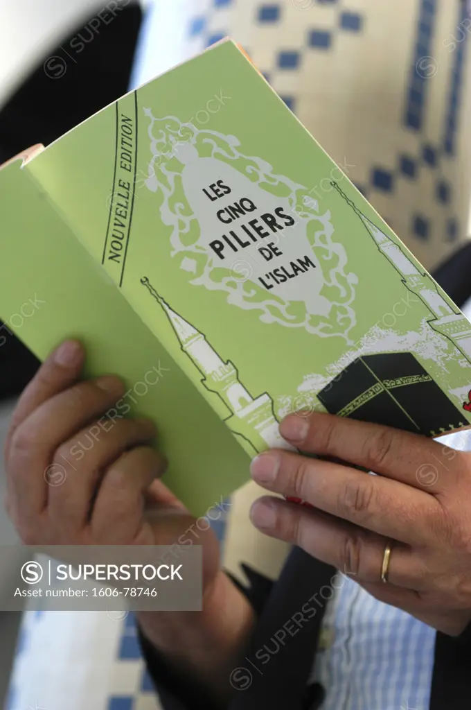 France, Paris, Muslim pamphlet